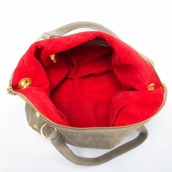 Hammitt Daniel Lrg-Grey Natural Tote Bag with Gold Hardware - Picture 7 of 10